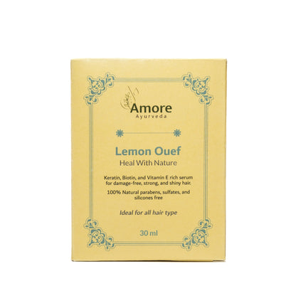 Lemon Hair Elixir | Detoxifying & Anti-Grease Treatment for Oily Scalp | Reduces Dandruff, Adds Volume & Refreshes Hair | Sulfate-Free & Paraben-Free